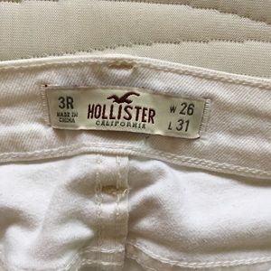 hollister white jeans